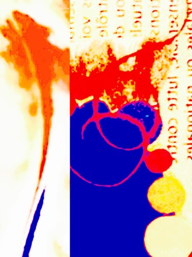 Arts numériques intitulée "Flambeau" par Kirlian, Œuvre d'art originale, Peinture numérique