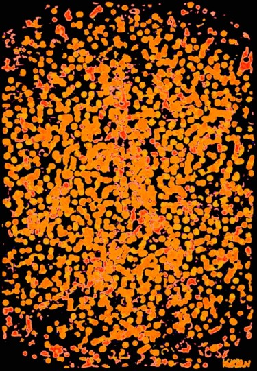 Arts numériques intitulée "Pollen" par Kirlian, Œuvre d'art originale, Travail numérique 2D