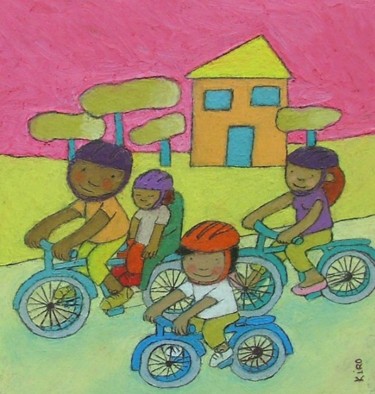 Peinture intitulée "Education" par Kiro, Œuvre d'art originale