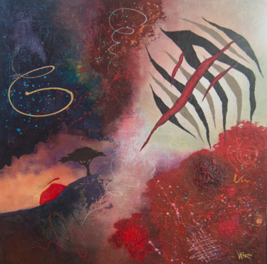 Malerei mit dem Titel "Narrow escape" von Vasco Kirov, Original-Kunstwerk, Acryl