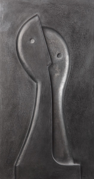 Skulptur mit dem Titel "Lovers" von Alexei Kirshin, Original-Kunstwerk, Giesserei