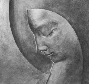 Sculptuur getiteld "The Inner Light" door Alexei Kirshin, Origineel Kunstwerk, Gietwerk