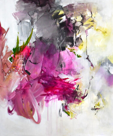 Картина под названием "I like surprises" - Kirsten Handelmann, Подлинное произведение искусства, Акрил Установлен на Деревян…