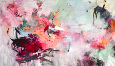 Pintura titulada "With the wind at yo…" por Kirsten Handelmann, Obra de arte original, Acrílico