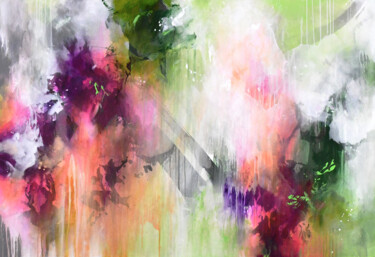 Pintura titulada "In all colors" por Kirsten Handelmann, Obra de arte original, Acrílico Montado en Bastidor de camilla de m…