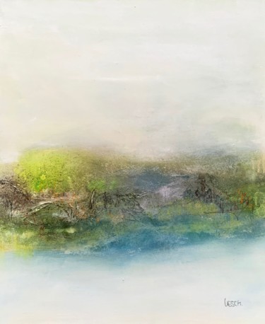 Painting titled "Summerheat II" by Kirsten Schankweiler, Original Artwork, Acrylic