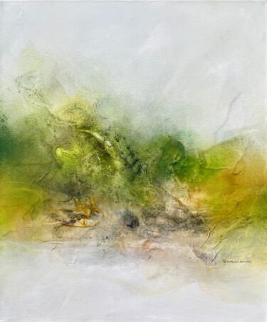 Malerei mit dem Titel "And into the forest…" von Kirsten Schankweiler, Original-Kunstwerk, Acryl