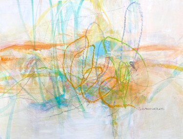 Peinture intitulée "Spring light #5" par Kirsten Schankweiler, Œuvre d'art originale, Acrylique Monté sur Panneau de bois