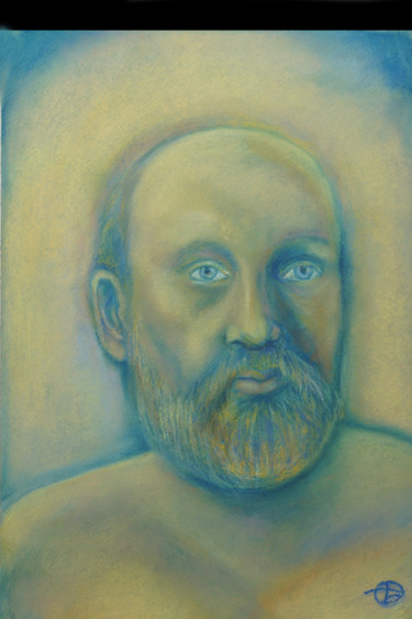 Painting titled ""Михаил"" by Olesya Dudnik, Original Artwork, Pastel