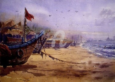 Painting titled "Goa02" by Kishore Singh, Original Artwork