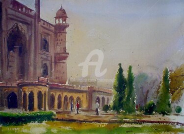 Pintura intitulada "Delhi01" por Kishore Singh, Obras de arte originais