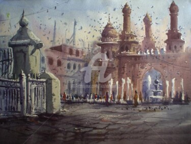 Painting titled "Hyderabad08" by Kishore Singh, Original Artwork