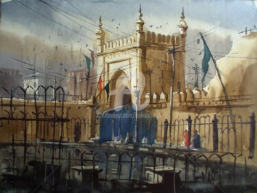 Peinture intitulée "Hyderabad15" par Kishore Singh, Œuvre d'art originale