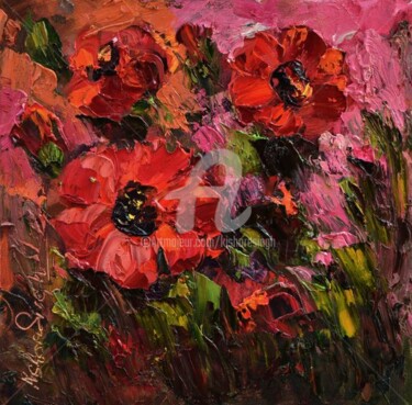 Painting titled "Flower.JPG" by Kishore Singh, Original Artwork