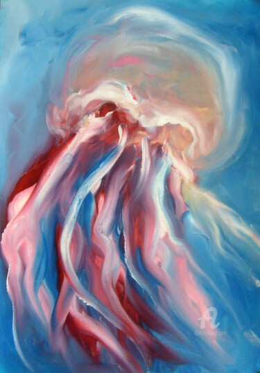 Картина под названием "медуза" - Natalia Кislitsa, Подлинное произведение искусства, Масло