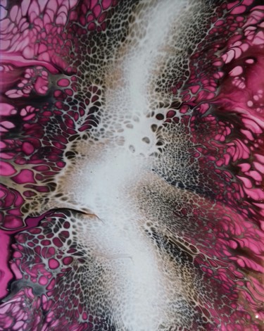Картина под названием "Арт 15" - Елена Герасименко, Подлинное произведение искусства, Акрил Установлен на Деревянная рама дл…