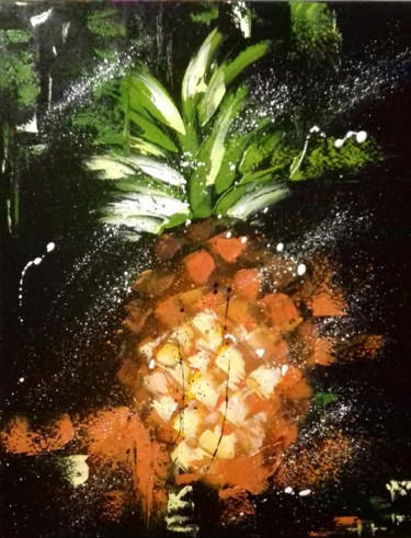 Картина под названием "Арт 24" - Елена Герасименко, Подлинное произведение искусства, Масло Установлен на Деревянная рама дл…