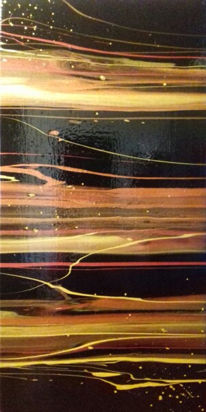 Картина под названием "Арт 32" - Елена Герасименко, Подлинное произведение искусства, Акрил Установлен на Деревянная рама дл…