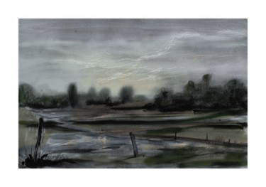 Le Ruisseau Gravures & estampes intitulée "Le Ruisseau" par Kizou Dumas, Œuvre d'art originale, Impression numérique