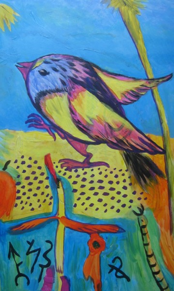 Рисунок под названием "TheBird#0" - Yulia Vyacheslavovna, Подлинное произведение искусства, Другой