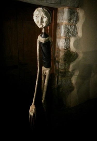 Rzeźba zatytułowany „L'homme qui marche” autorstwa Karine Krynicki, Oryginalna praca, Technika mieszana