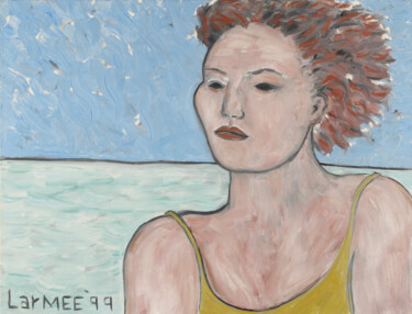 Painting titled "Kevin Larmee_Woman'…" by Kevin Larmee, Original Artwork, Oil