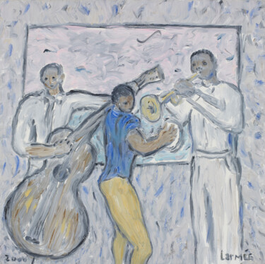 Pintura titulada "Kevin Larmee_Jazz a…" por Kevin Larmee, Obra de arte original, Oleo