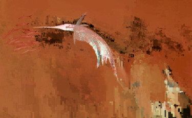 Arte digitale intitolato "La Mer I" da Klaus Rudolph, Opera d'arte originale, Stampa digitale