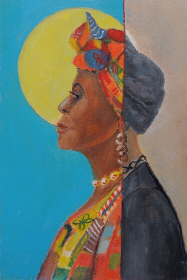 Painting titled "Keti Koti" by Klazien De Vries, Original Artwork, Oil