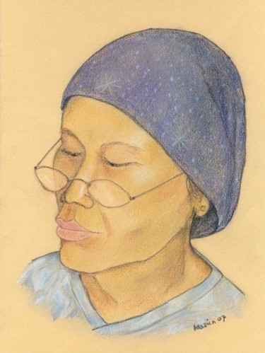 绘画 标题为“Reading woman” 由Klazien De Vries, 原创艺术品