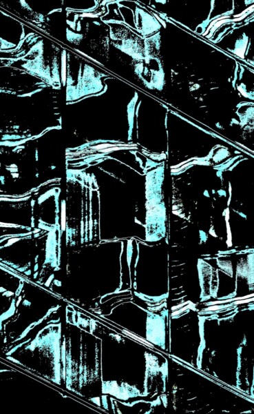 Ice Cubes in a Rack 1a2 Photography titled "Ice Cubes in a Rack…" by Ken Lerner, Original Art, Digital Photography