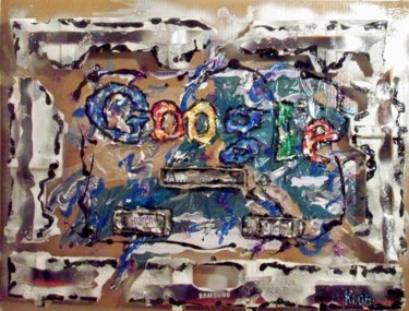 Peinture intitulée "googlescreen.jpg" par Klob, Œuvre d'art originale, Acrylique