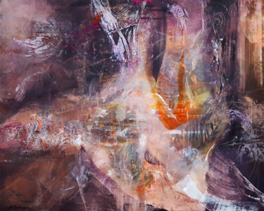 Картина под названием "I LEAVE MY DAYS LIK…" - Kloska Ovidiu, Подлинное произведение искусства, Акрил Установлен на Деревянн…