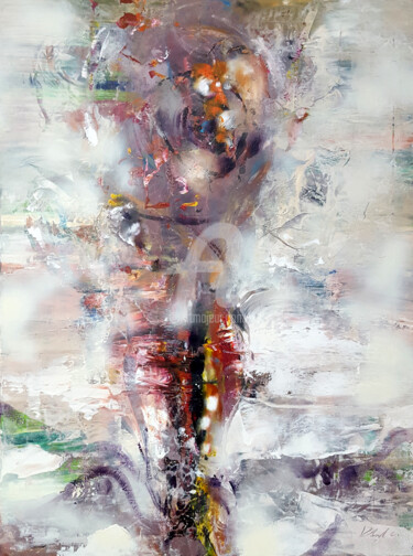 Картина под названием "Diaphane ghostly li…" - Kloska Ovidiu, Подлинное произведение искусства, Акрил