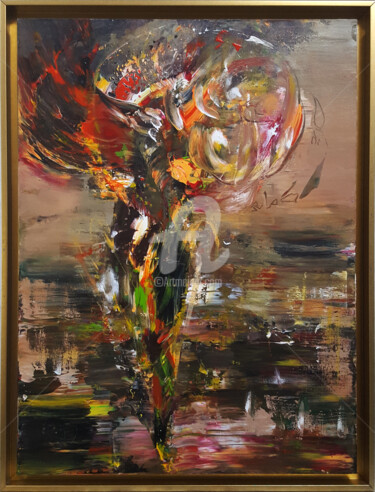 제목이 "Abstract framed sti…"인 미술작품 Kloska Ovidiu로, 원작, 아크릴 나무 들것 프레임에 장착됨
