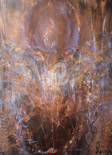 Malarstwo zatytułowany „Rust Colors Composi…” autorstwa Kloska Ovidiu, Oryginalna praca, Akryl