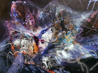 Картина под названием "Stunning colors com…" - Kloska Ovidiu, Подлинное произведение искусства, Акрил