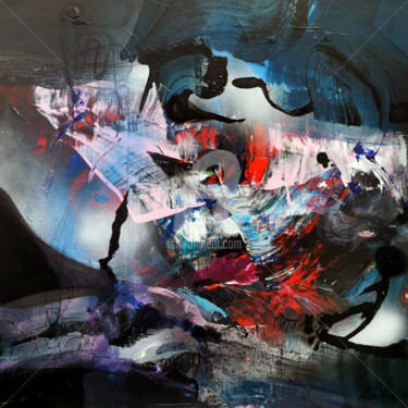 Картина под названием "Framed unique enigm…" - Kloska Ovidiu, Подлинное произведение искусства, Акрил