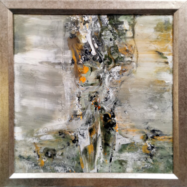 Картина под названием "Framed fascinating…" - Kloska Ovidiu, Подлинное произведение искусства, Акрил Установлен на Деревянна…