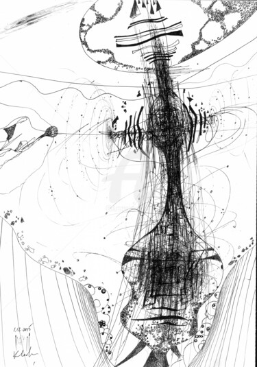 Dibujo titulada "KLOSKA ARTWORKS TOD…" por Kloska Ovidiu, Obra de arte original, Tinta