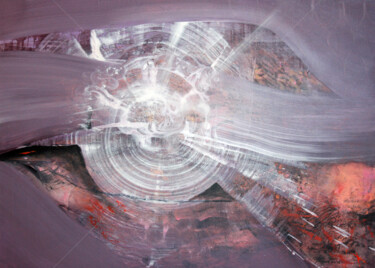 Peinture intitulée "SOFT LIGHT SPIRAL E…" par Kloska Ovidiu, Œuvre d'art originale, Acrylique