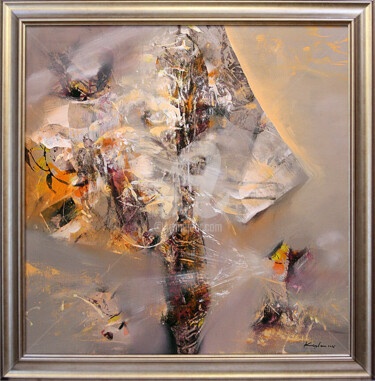 Malerei mit dem Titel "LARGE FRAMED STILL…" von Kloska Ovidiu, Original-Kunstwerk, Acryl