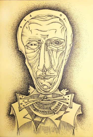 Drawing titled ".Портрет неизвестно…" by Klovasi, Original Artwork