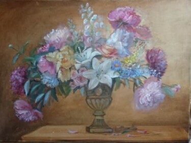 Painting titled "Midsummer" by Christina Lao, Original Artwork, Oil