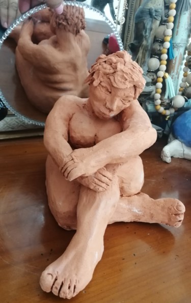 Sculpture titled "Raymonde" by Claire Ferrari (klrferr), Original Artwork, Clay