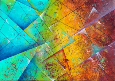 Facéties Peinture intitulée "Facéties" par K’Lyne, Œuvre d'art originale, Acrylique