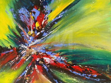 Colibri Peinture intitulée "Colibri" par K’Lyne, Œuvre d'art originale, Acrylique