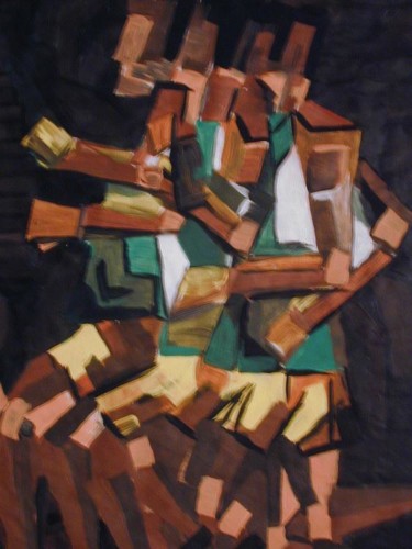 Painting titled "Runner Ascending Th…" by Kristen Ettensohn, Original Artwork