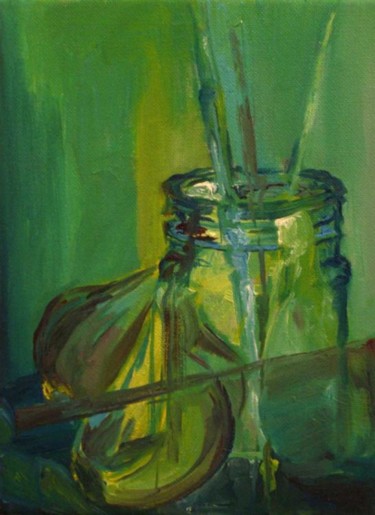 Painting titled "Jar" by Kristen Ettensohn, Original Artwork