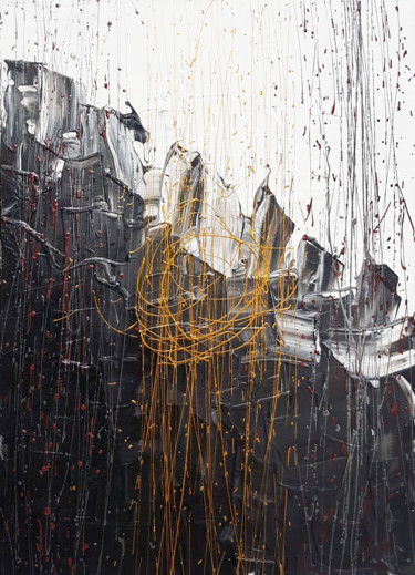 Pittura intitolato "Abstract art painti…" da Alexandra Knabengof, Opera d'arte originale, Acrilico